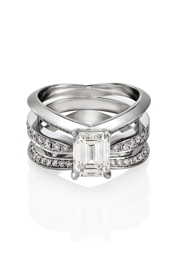 2.01ct Emerald Cut Diamond Ring